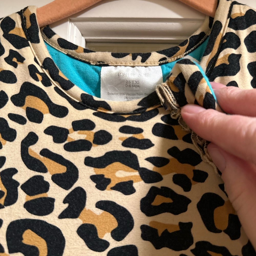 Posh Peanut Lana Leopard Tan Sleepsack